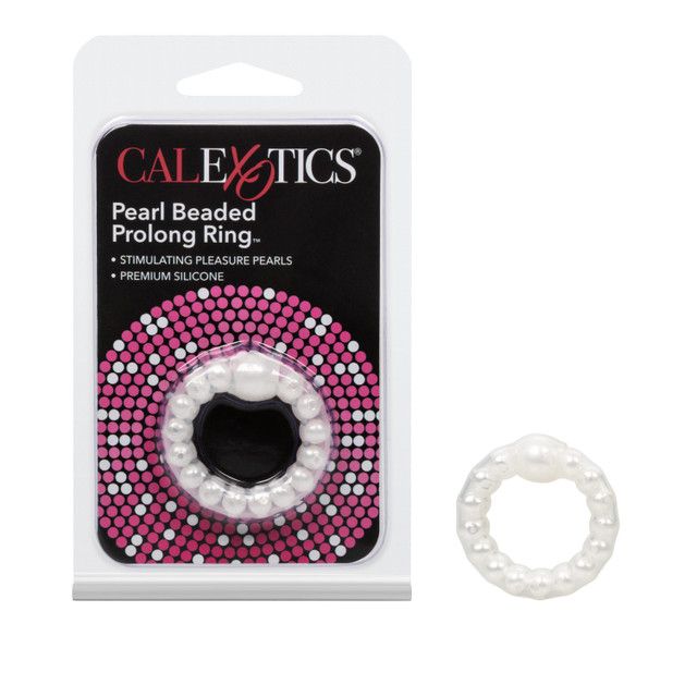 Pearl Beaded Prolong Ring - White
