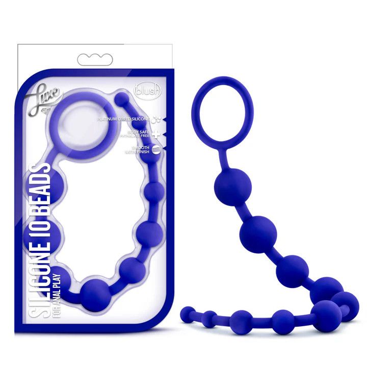 Luxe - Silicone 10 Beads - Indigo