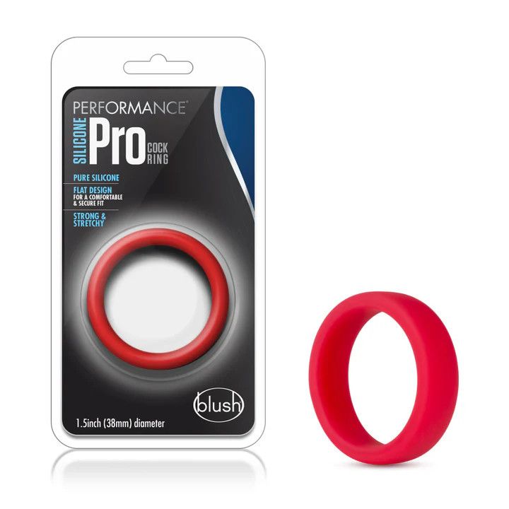 Performance - Silicone Pro Cock Ring - Red