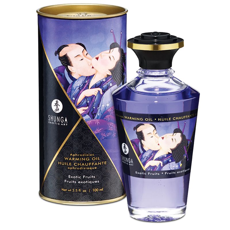 Shunga Aphrodisiac Warming Oil - Exotic Fruits 3.5oz