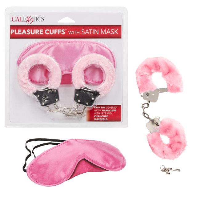 Pleasure Cuffs With Satin Mask
