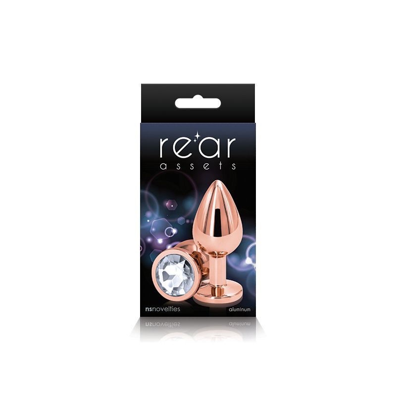 Rear Assets - Rose Gold - Medium - Clear