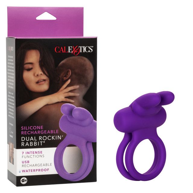 Silicone Rechargeable Dual Rockin’ Rabbit