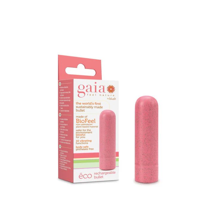 Gaia® By Blush® - Eco Rechargeable Bullet - Coral