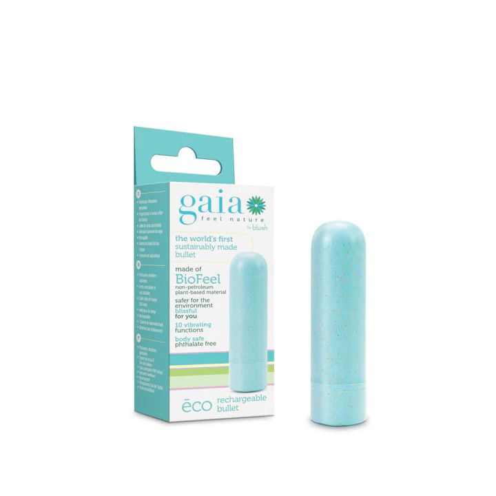 Gaia® By Blush® - Eco Rechargeable Bullet - Aqua
