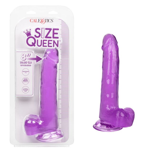 Size Queen 8"/20.25 cm - Purple