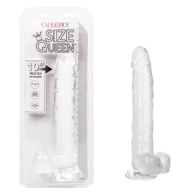 Size Queen 10"/25.5 cm - Clear
