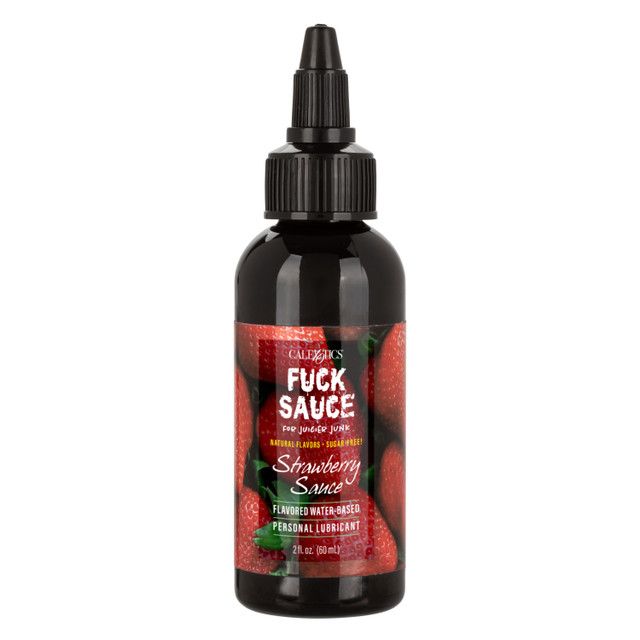 CalExotics Fuck Sauce Flavored Water-Based Lube - Strawberry
