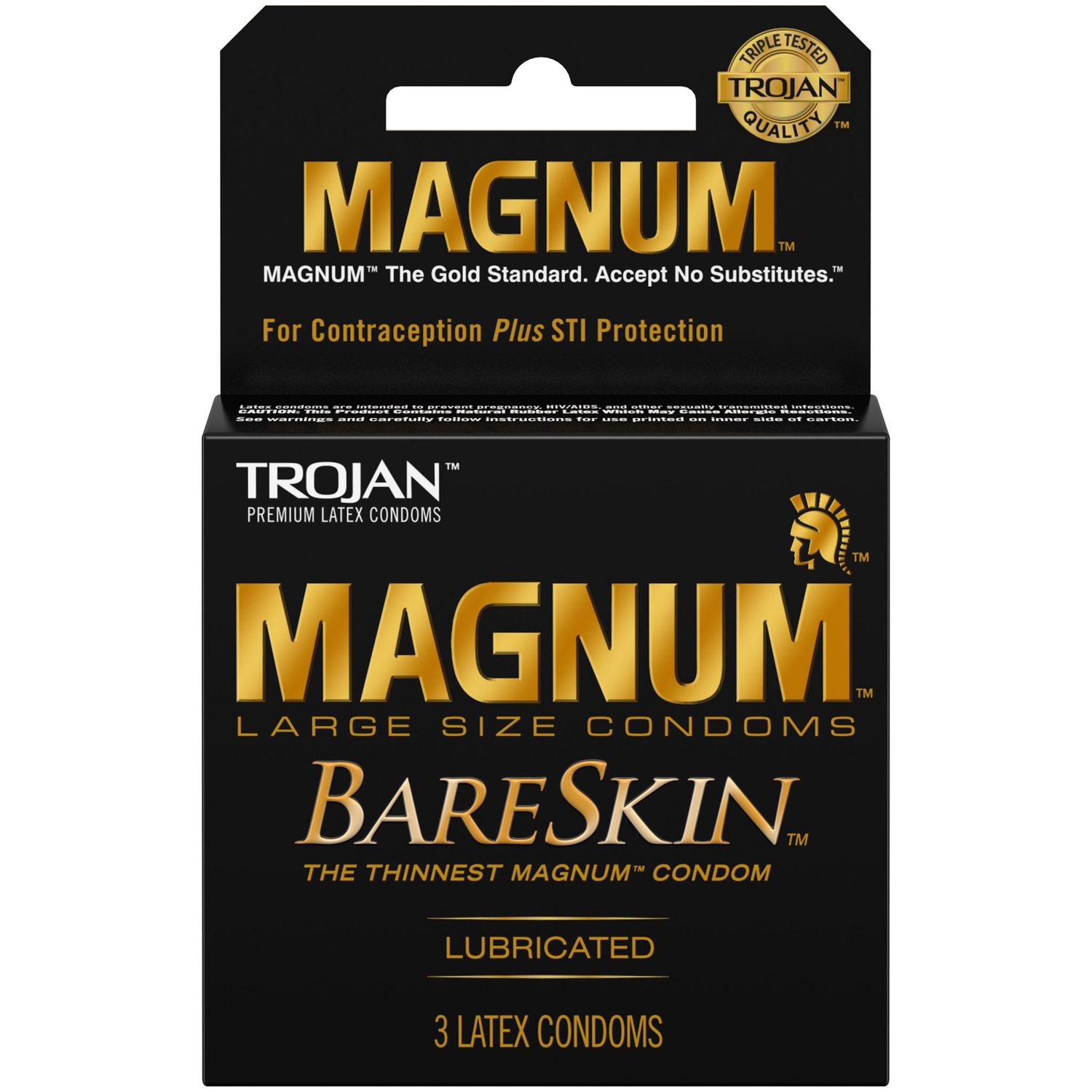 Trojan - Magnum BareSkin - 3ct