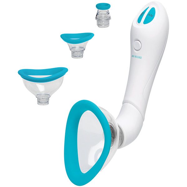 Bloom - Intimate Body Pump - Automatic - Vibrating - Rechargeable-Sky Blue, White