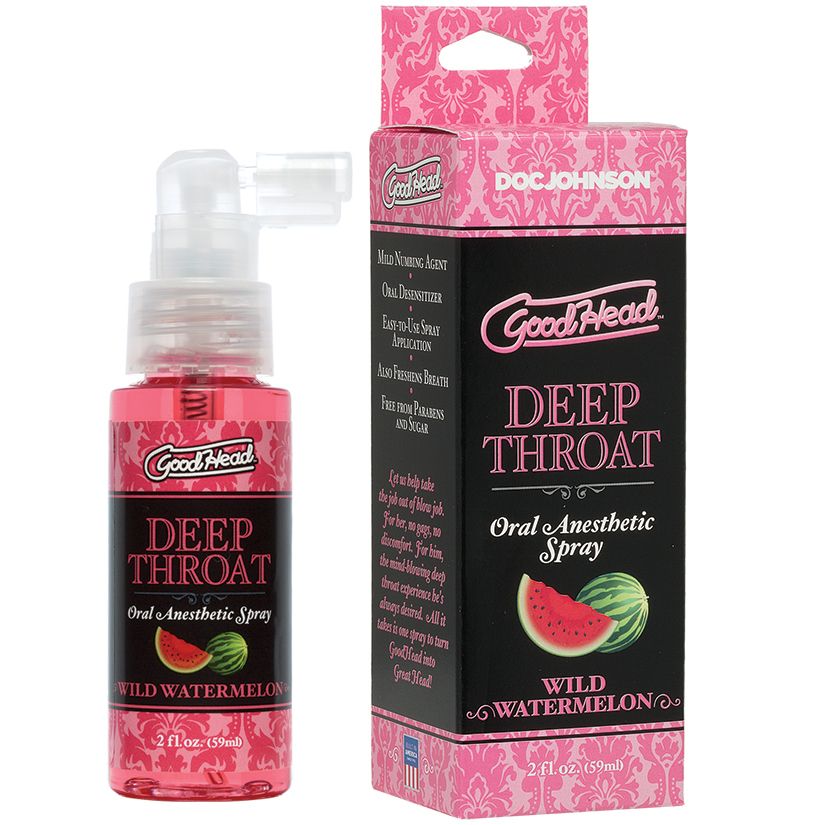 GoodHead - Deep Throat Spray - Watermelon - 2 fl. oz.-