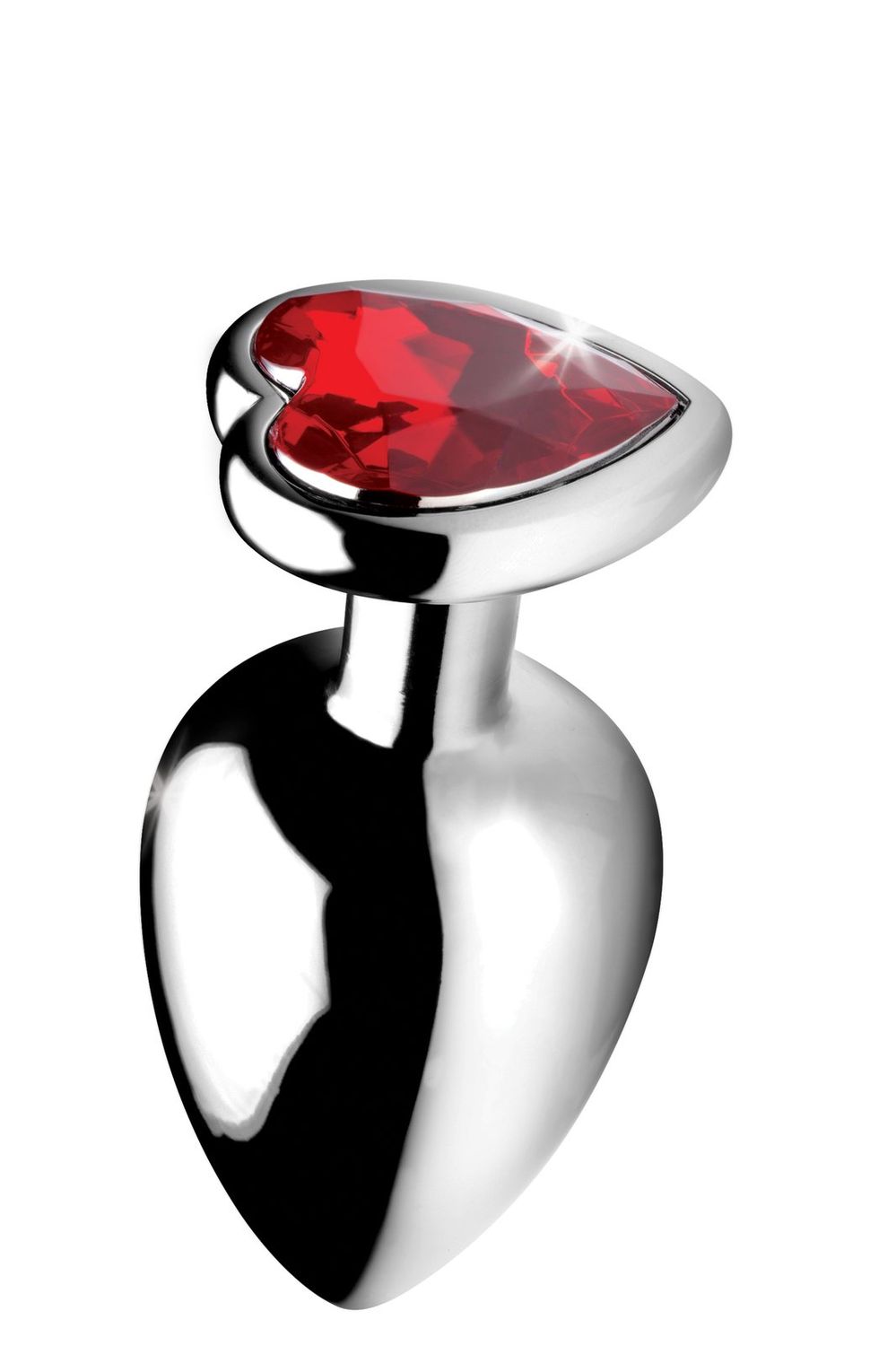 Red Heart Gem - Large Anal Plug