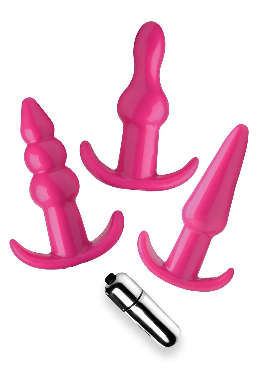 Thrill Trio Anal Plug Set - Pink