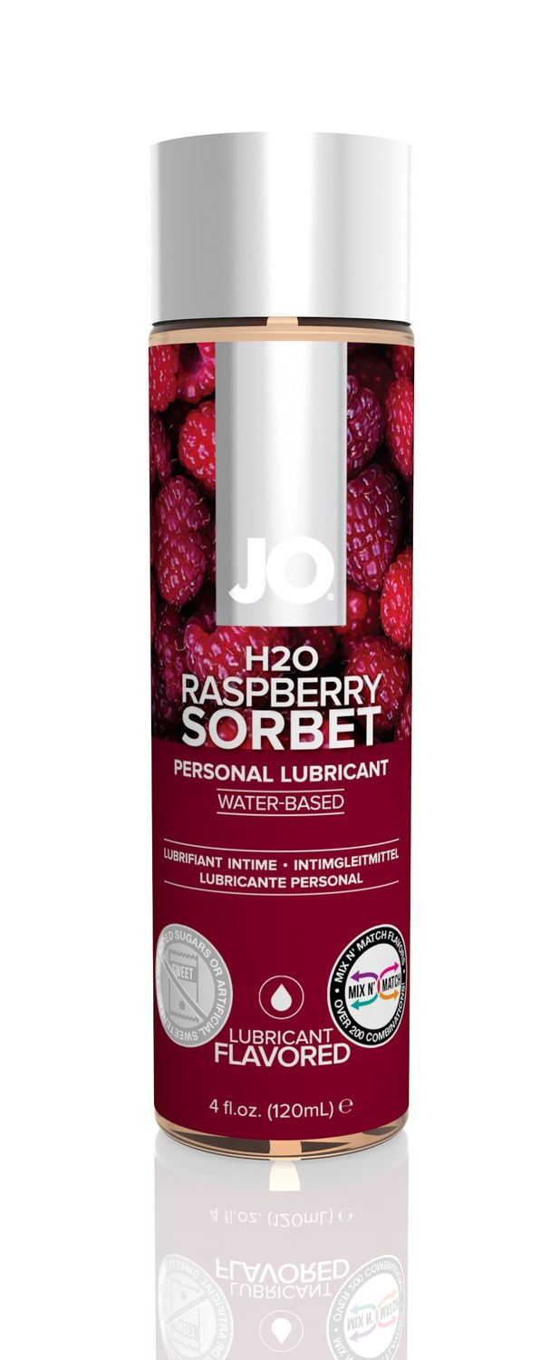 JO H2O - Raspberry - Lubricant 4 floz / 120 mL