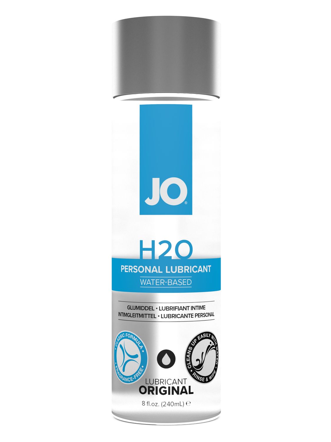 JO H2O - Original - Lubricant 8 floz / 240 mL