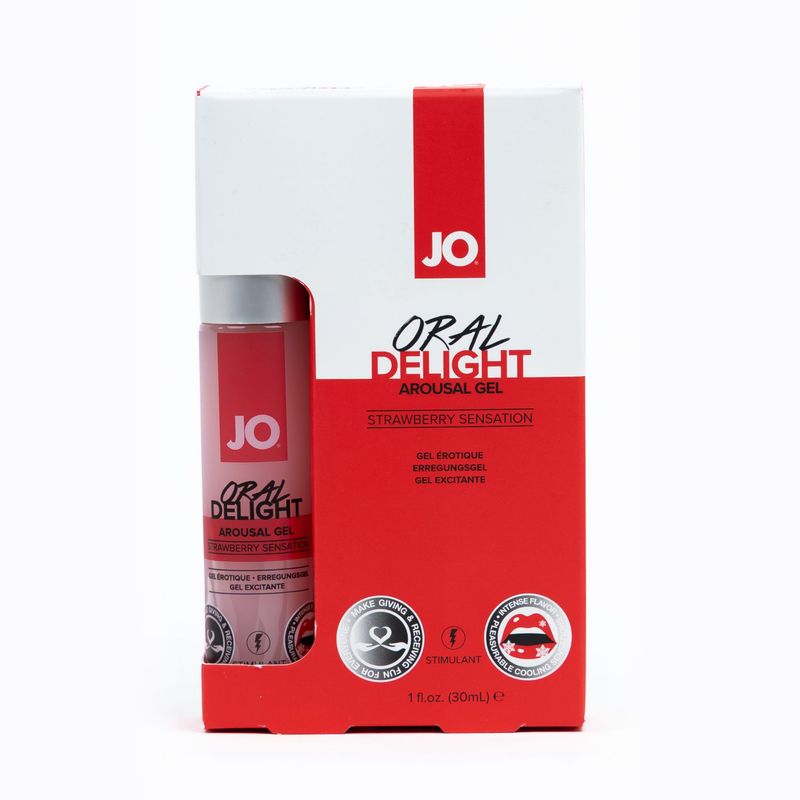 JO Oral Delight  - Strawberry - Stimulant 1 floz / 30 mL