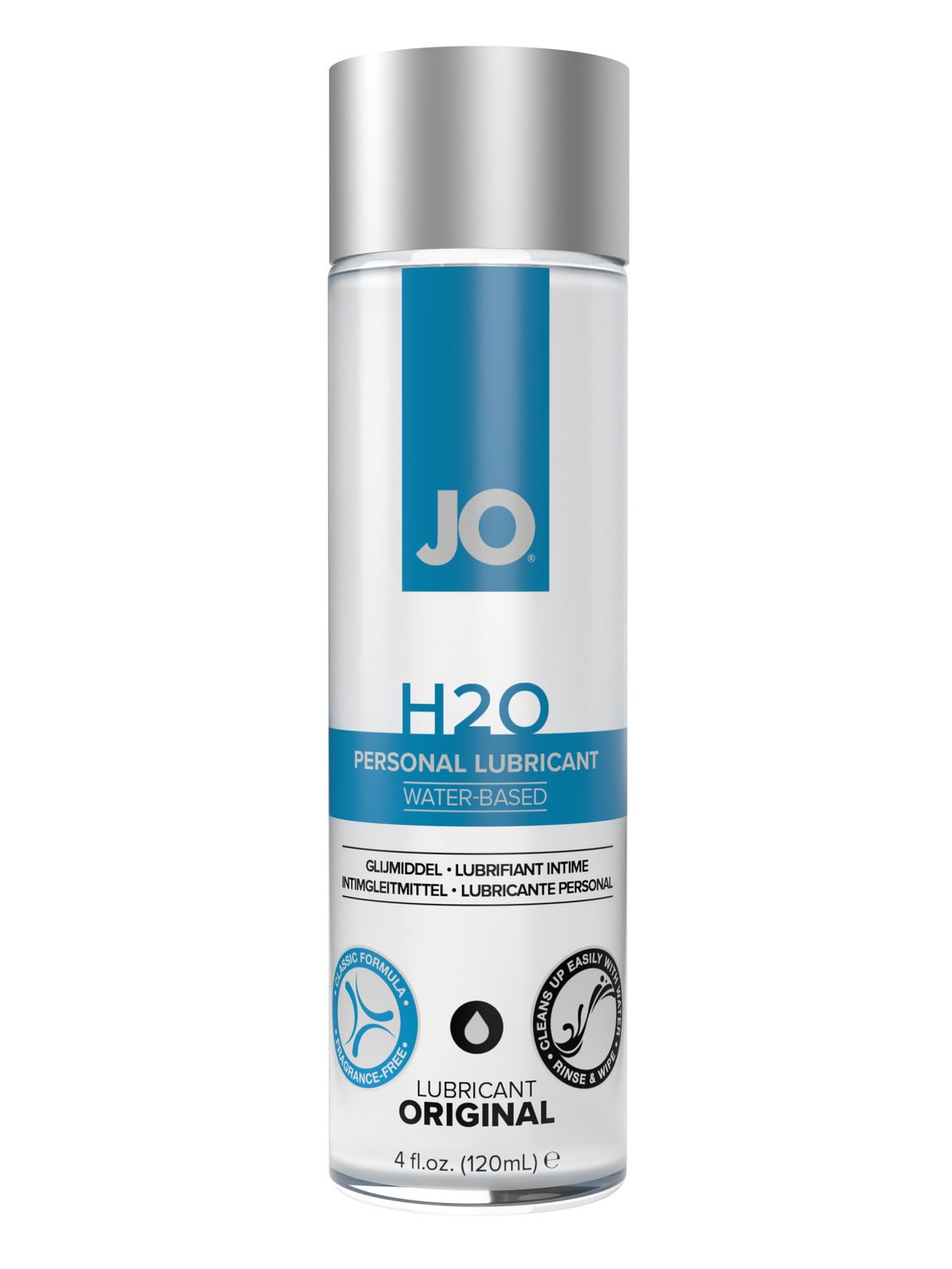 JO H2O - Original - Lubricant 4 floz / 120 mL