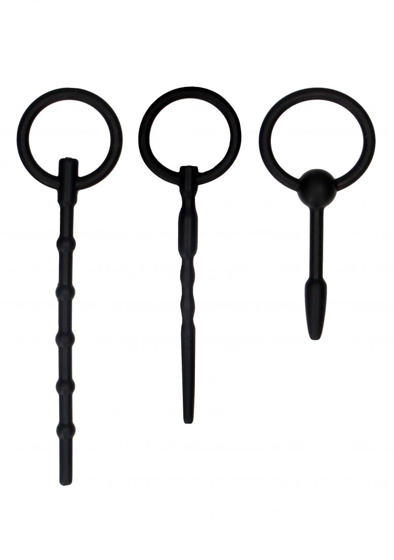 Ouch! - Urethral Souding Plug Set-Black
