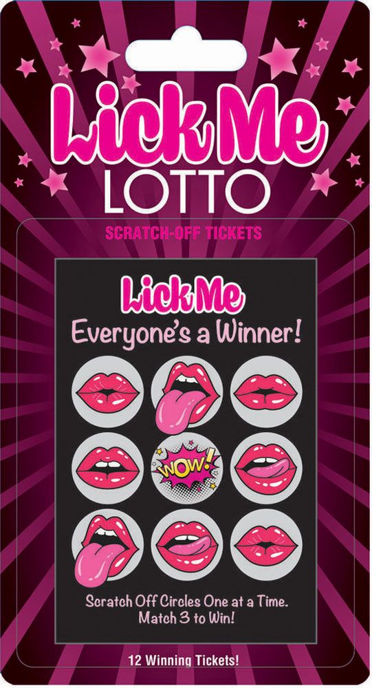 Lick Me Lotto Scratch Off Tickets 12 Pack