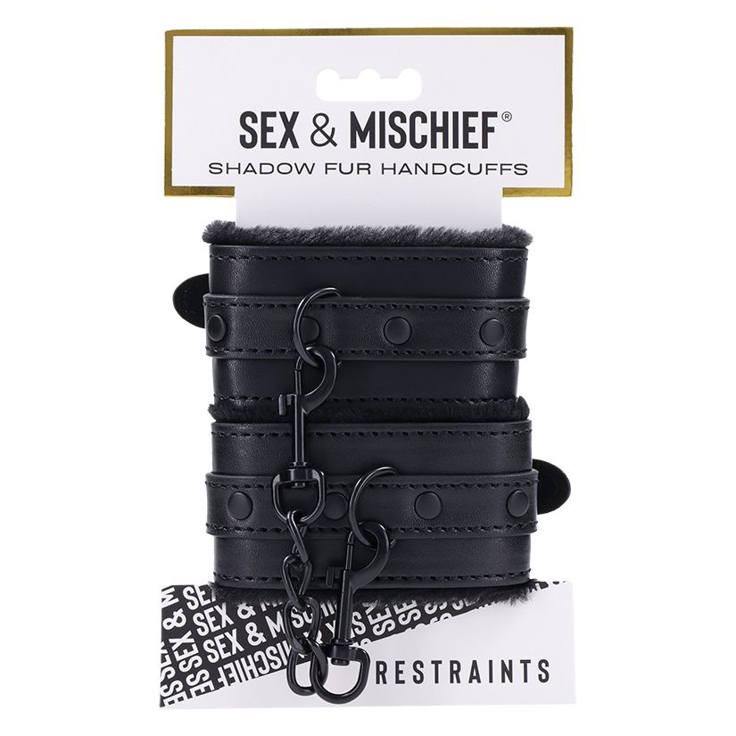 S&amp;M Shadow Fur Handcuffs