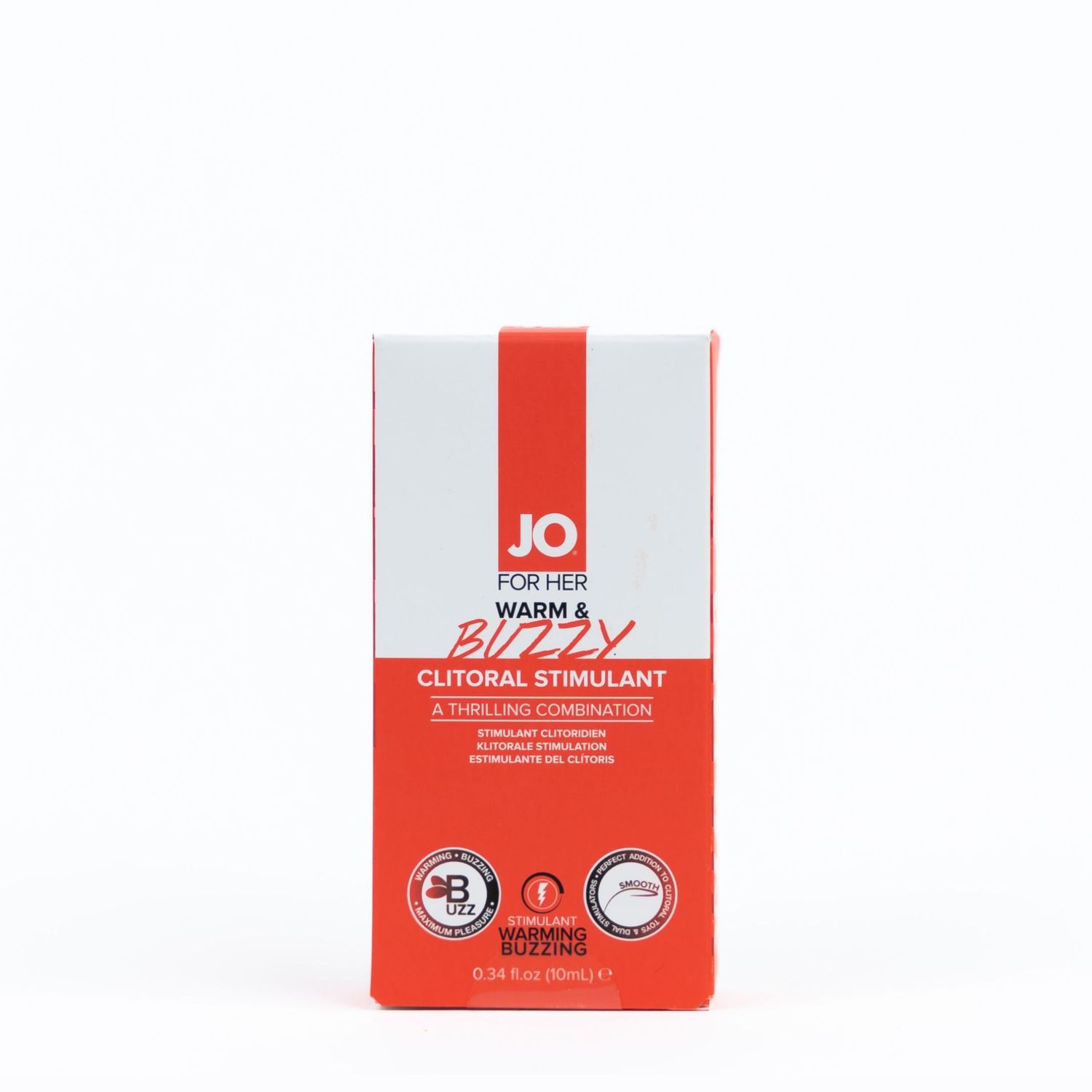 JO Warm &amp; Buzzy - Original - Stimulant 0.34 floz / 10 mL