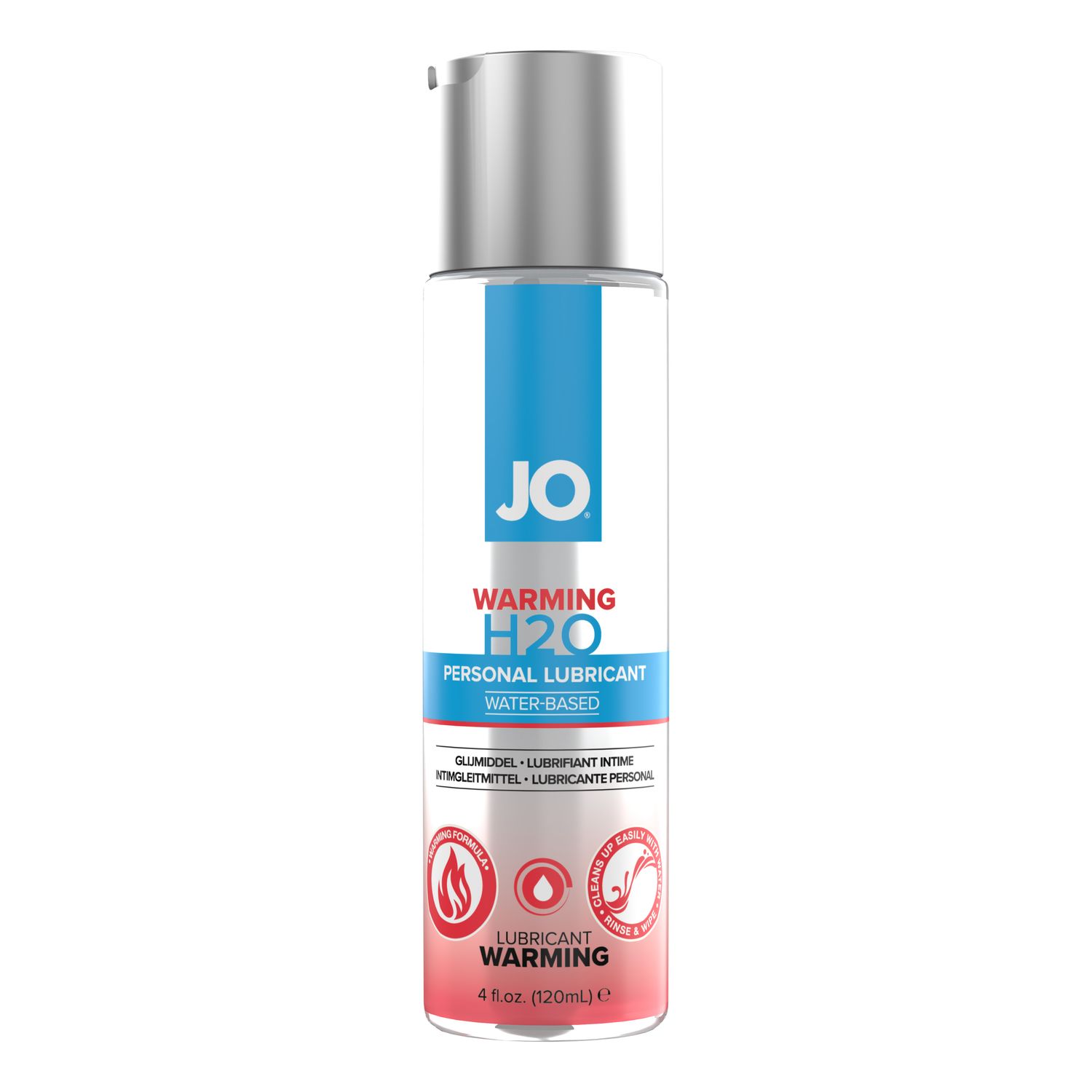 JO H2O - Warming - Lubricant 4 floz / 120 mL
