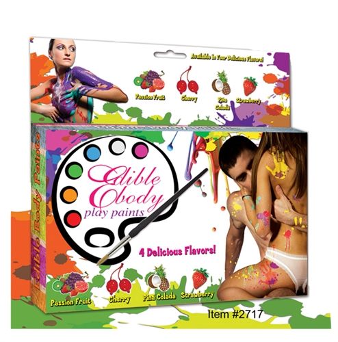 Edible Body Play Paints 4pk