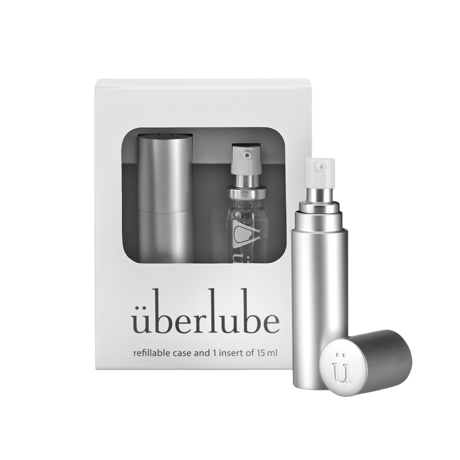 UBERLUBE Good-to-Go Traveler - Silver - 15ml - 12ct (Single)