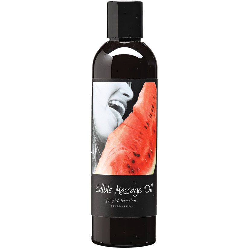 Edible Massage Oil - Watermelon - 8 Fl. Oz.