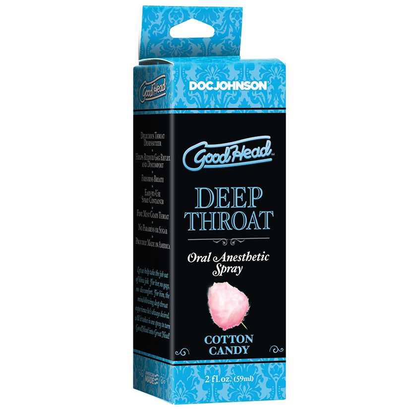 GoodHead - Deep Throat Spray - Cotton Candy - 2 fl. oz.-