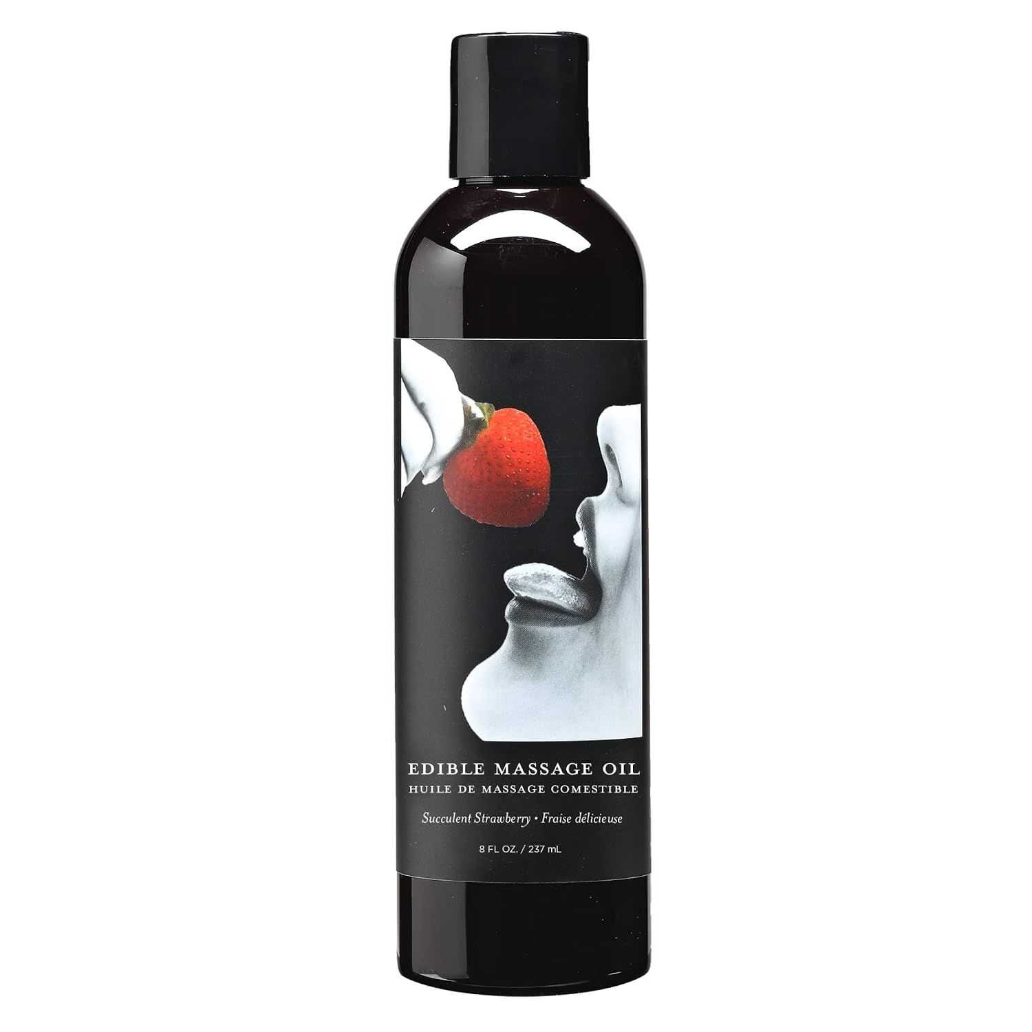 Edible Massage Oil - Strawberry - 8 Fl. Oz.
