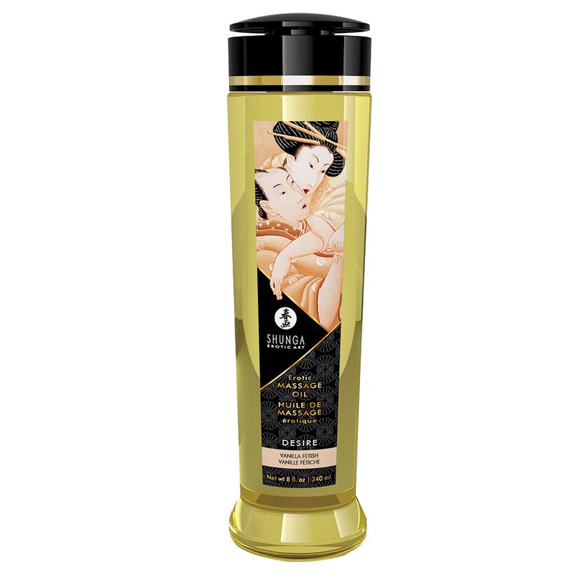 Shunga Erotic Massage Oil Desire - Vanilla 8oz