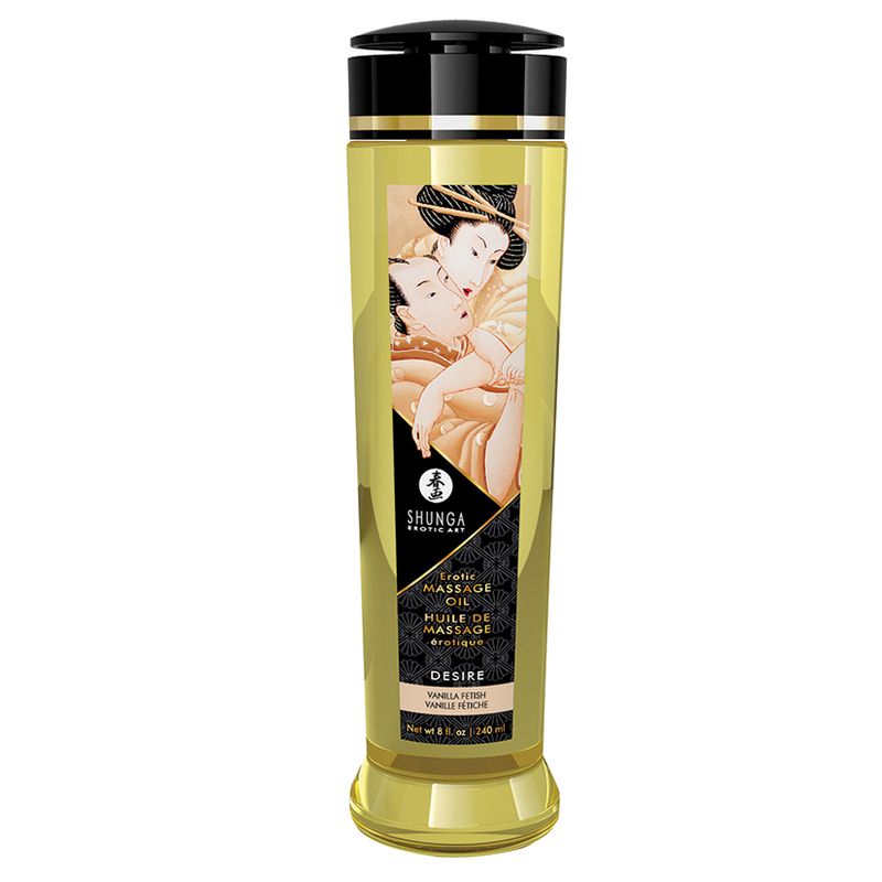 Shunga Erotic Massage Oil Desire - Vanilla 8oz