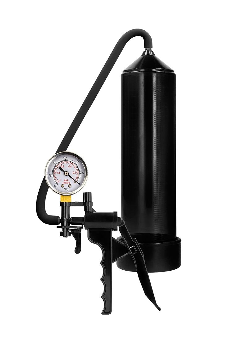 Pumped - Elite Beginners Pump with PSI Gage - Black