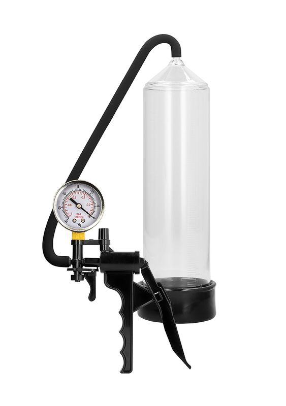 Pumped - Elite Beginners Pump with PSI Gage - Translucent