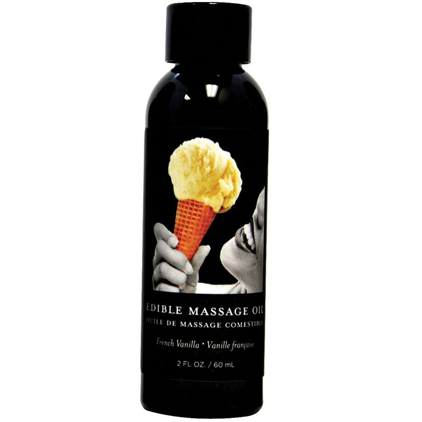 Edible Massage Oil French Vanilla 2oz