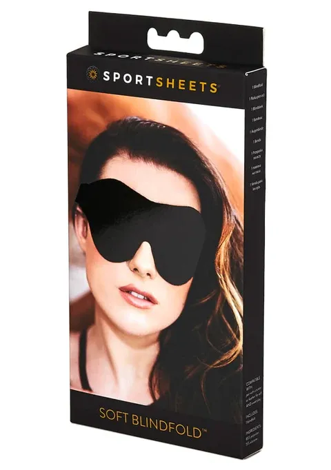 Sportsheets Soft Blindfold-Black