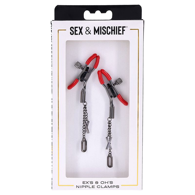 Ex's &amp; Oh's Nipple Clamps