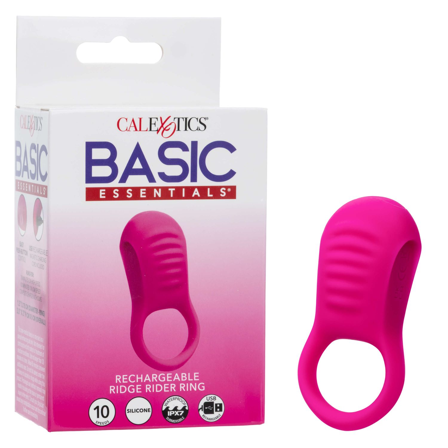 Basic Essentials Rechargeable Ridge Rider Ring