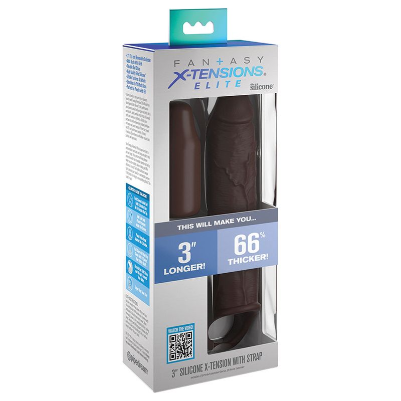 Fantasy X-Tensions Elite 7" Extension with Strap - Brown