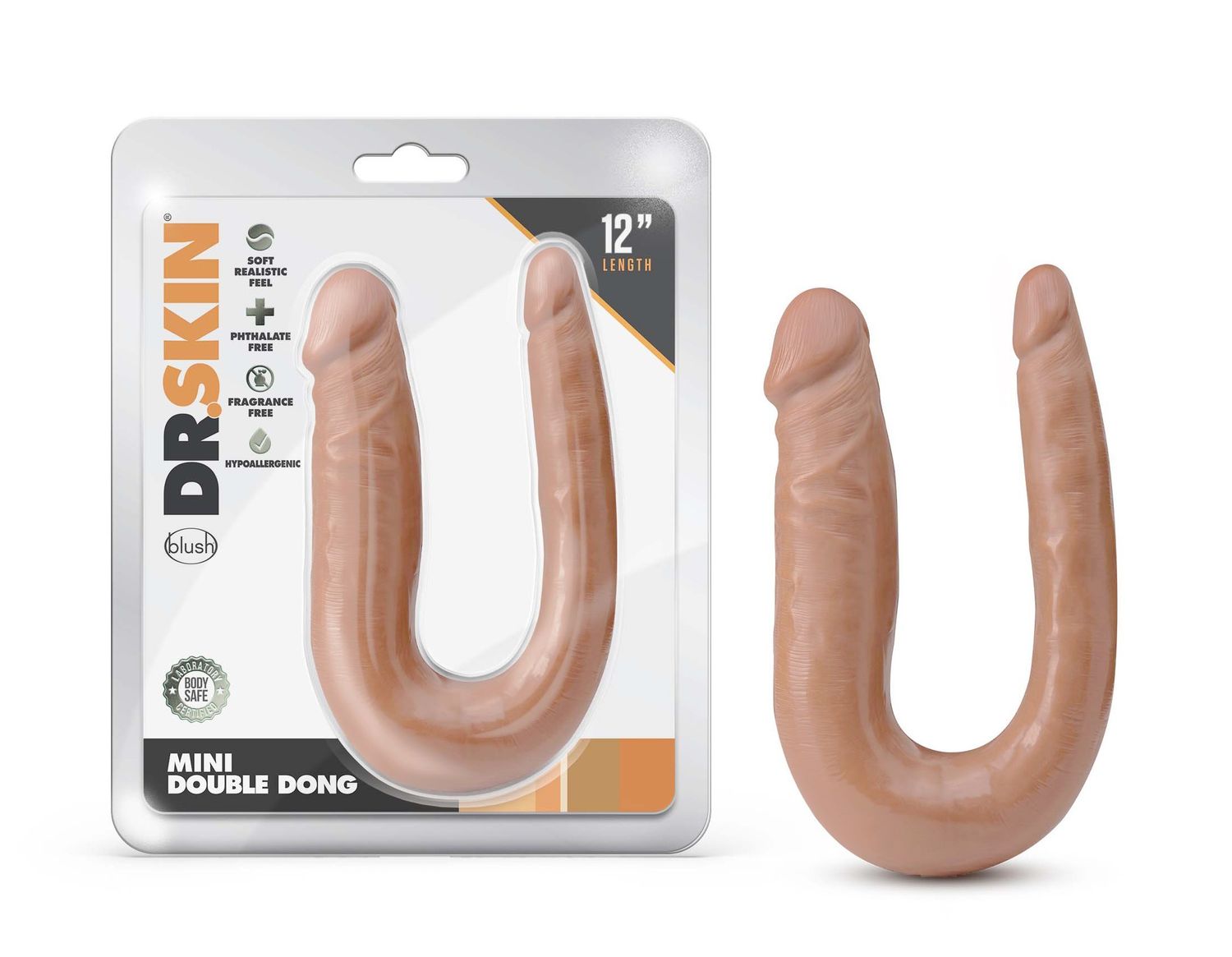 Dr. Skin - Mini Double Dong - Mocha