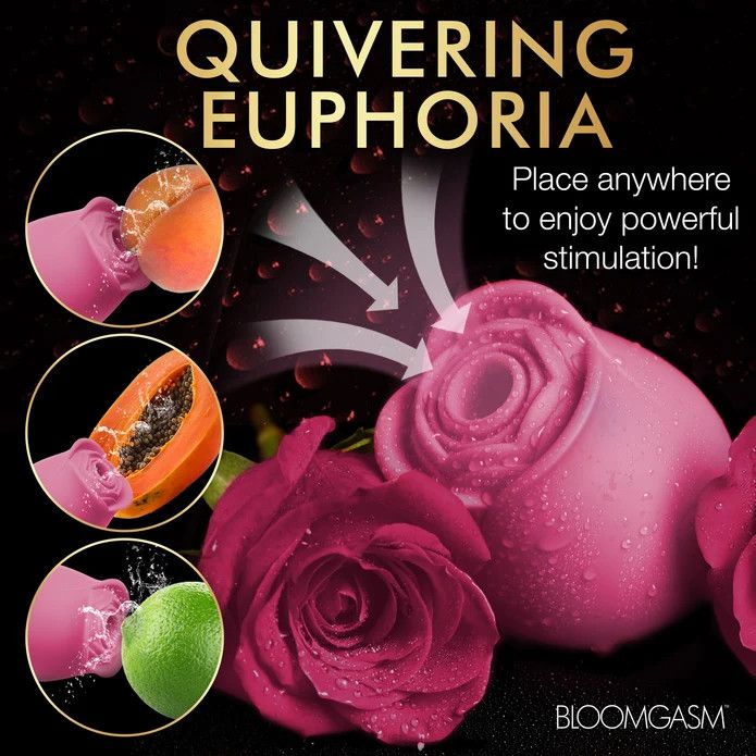 The Perfect Rose Clitoral Suction Stimulator - Pink