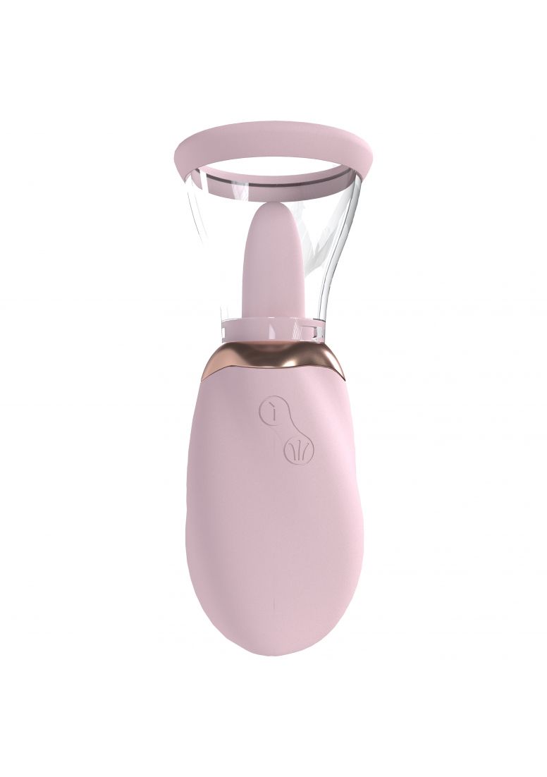 Pumped - Boost - Automatic - 13-Speed - Silicone - Rechargeable Vulva &amp; Breast Pump - Pink