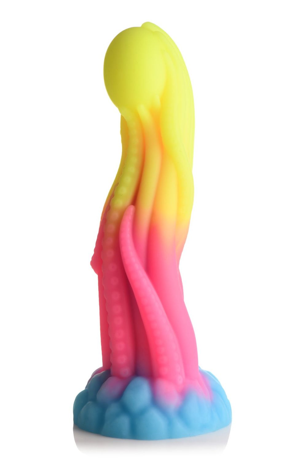 Tenta-Glow Glow-in-the-Dark Silicone Dildo
