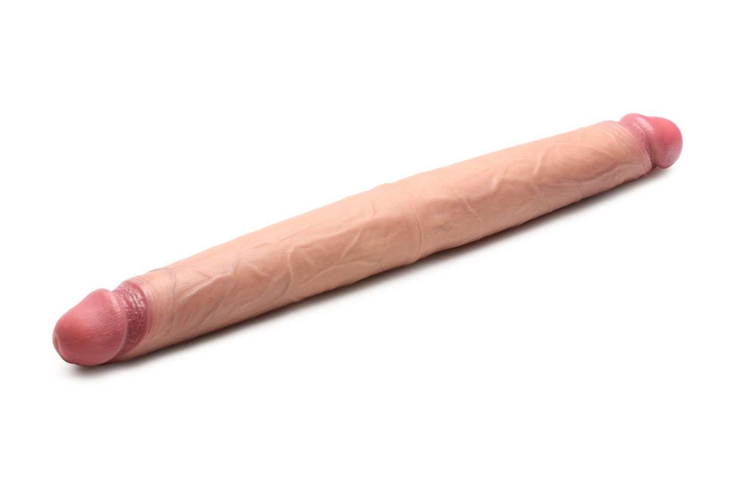 Real Skin 15.75" Double Dildo - Medium