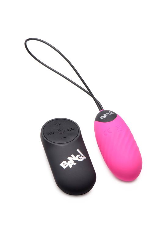28X Swirl Silicone Egg - Pink