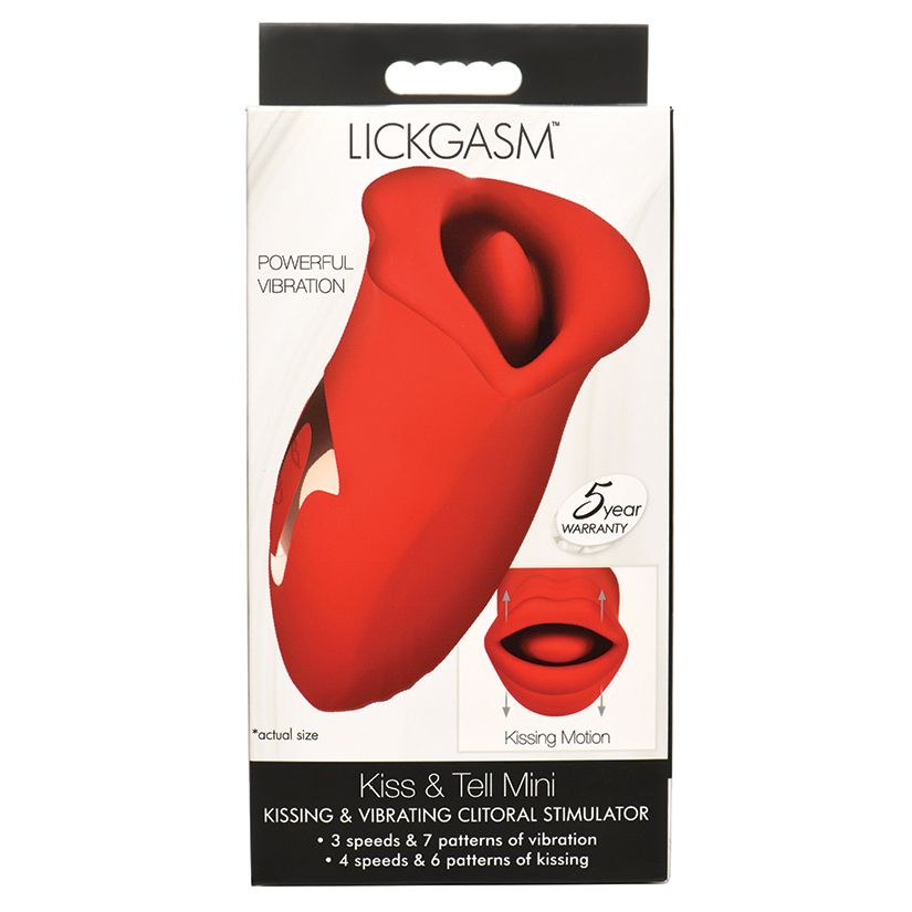 Kiss &amp; Tell Mini Kissing &amp; Vibrating Clitoral Stimulator