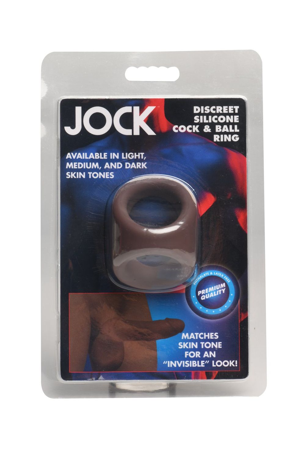 Silicone Cock &amp; Ball Ring - Dark