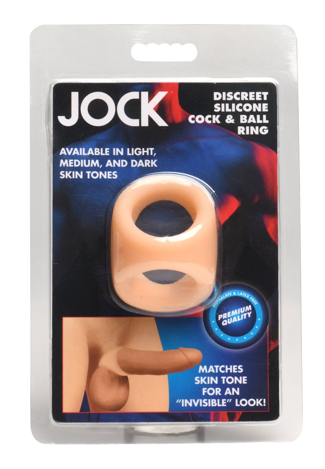 Silicone Cock &amp; Ball Ring -  Light