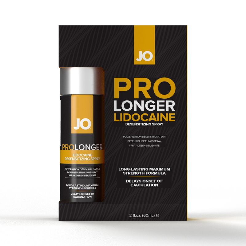 JO Prolonger Spray Lidocaine - Lidocaine - Desensitizer 2 floz / 60 mL